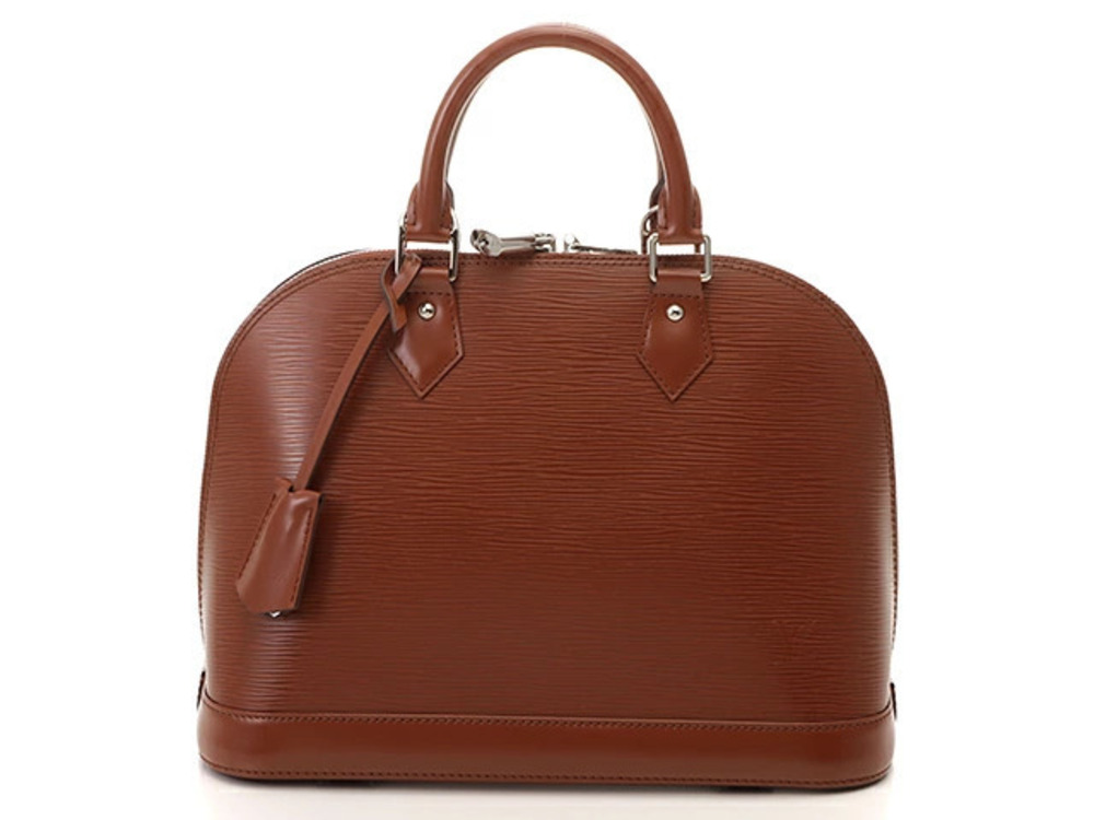 LOUIS VUITTON Alma Handbag Cacao Epi Leather